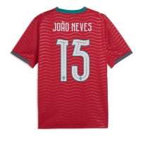 Camiseta Portugal Joao Neves #15 Primera Equipación Replica Mundial 2026 mangas cortas
